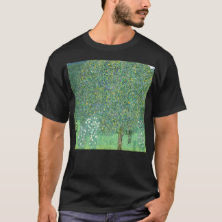 Klimt - Rosebushes Under The Trees T-Shirt