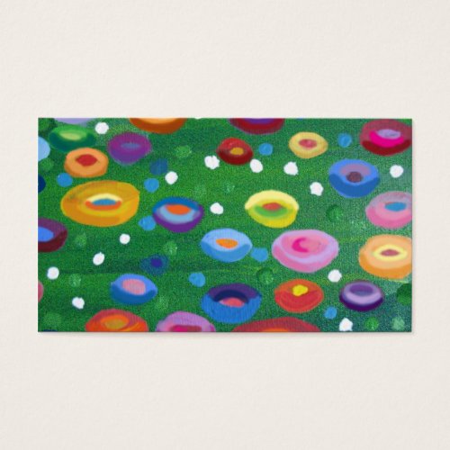 Klimt  spots business card template