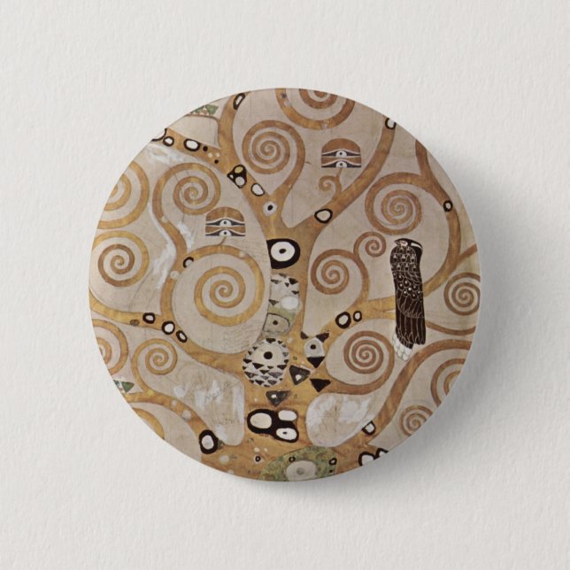 Klimt -  Stocletfries Pinback Button (Front)