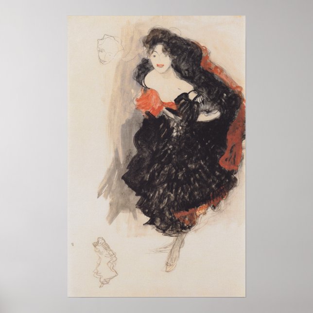 Klimt - Study On Gemalde Judith 1908 Poster (Front)