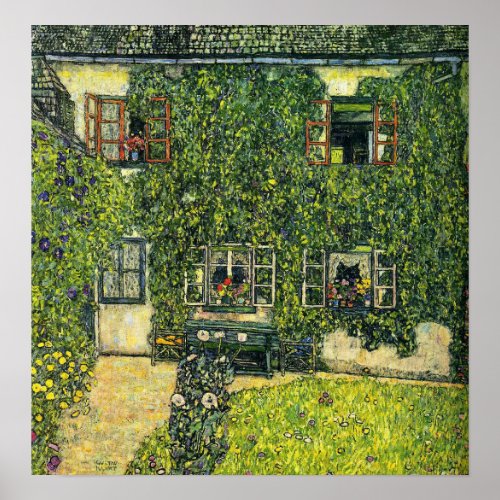 Klimt _ The House Of Guardaboschi 1912 Poster
