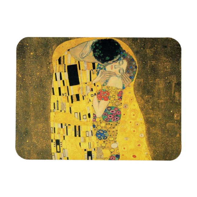Klimt: The Kiss Art Premium Magnet (Horizontal)