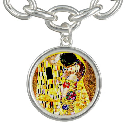 Klimt _ The Kiss Charm Bracelet