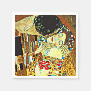 Klimt - The Kiss, Closeup Napkins