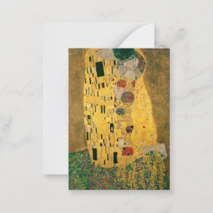 Klimt // The Kiss Painting Note Card