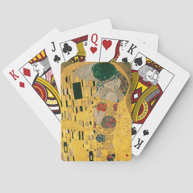 Klimt // The Kiss Painting Poker Cards (Back)