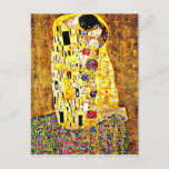 Klimt - The Kiss Postcard