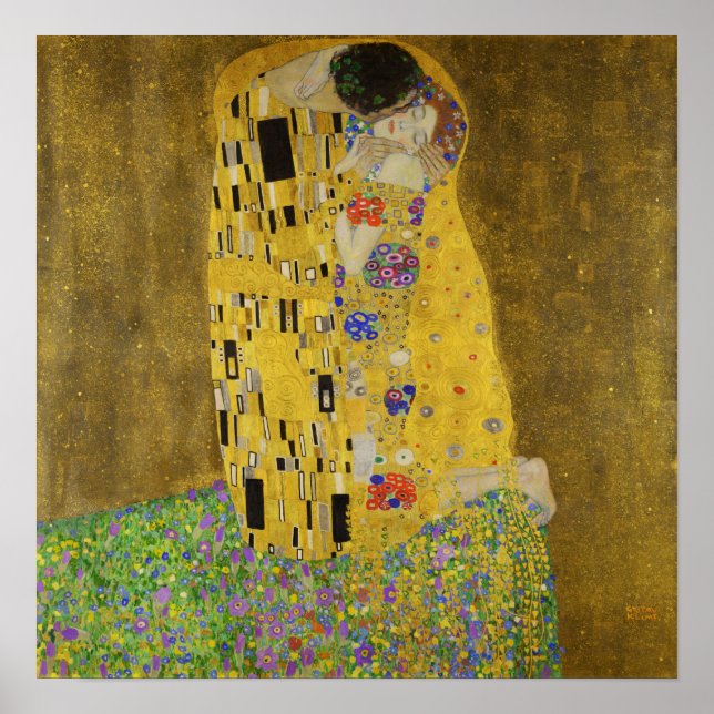 Klimt - The Kiss Poster (Front)