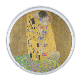 KLIMT The Kiss Silver Finish Lapel Pin