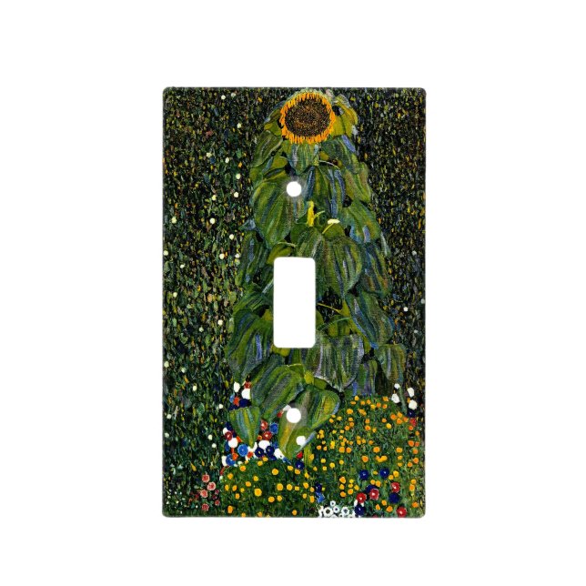 Klimt - The Sunflower Light Switch Cover (Front)