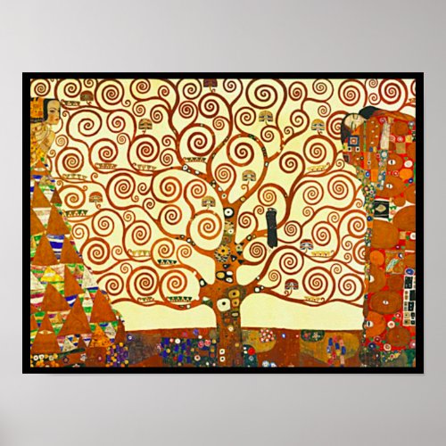 Klimt The Tree of Life  Poster