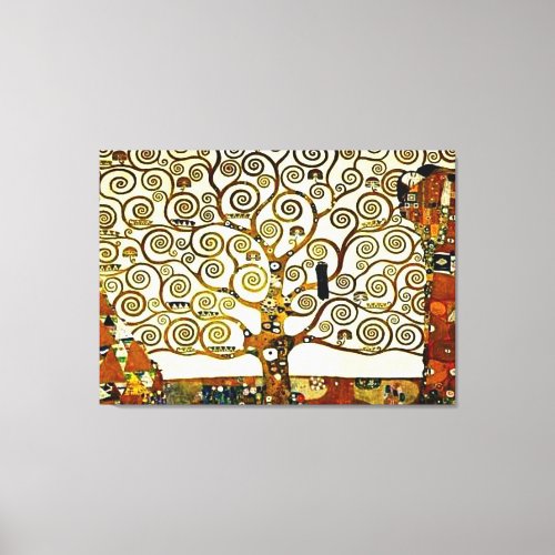 Klimt _ The Tree of Life stoclet frieze Canvas Print