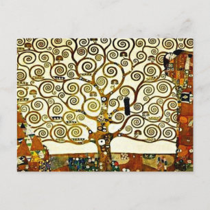 Klimt - The Tree of Life, stoclet frieze Postcard