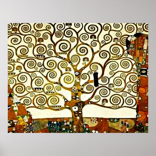 Klimt _ The Tree of Life stoclet frieze Poster