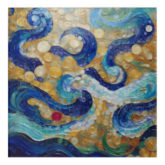 Klimt Water Serpents Acrylic Print