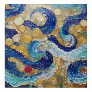 Klimt Water Serpents Acrylic Print