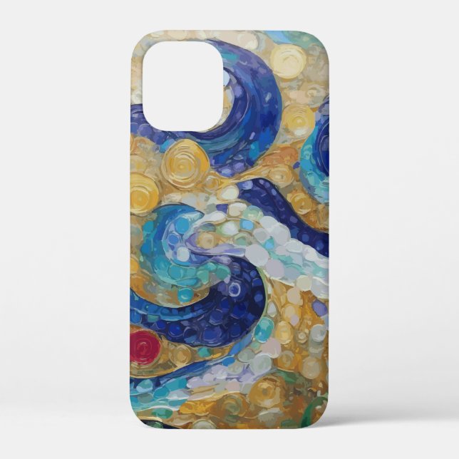 Klimt Water Serpents Case-Mate iPhone Case (Back)
