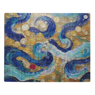 Klimt Water Serpents Jigsaw Puzzle