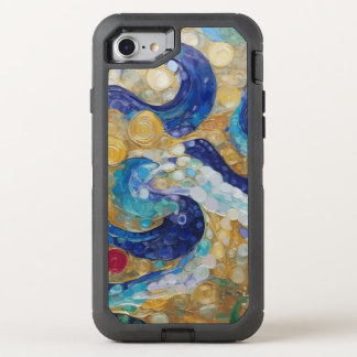 Klimt Water Serpents OtterBox Defender iPhone SE/8/7 Case