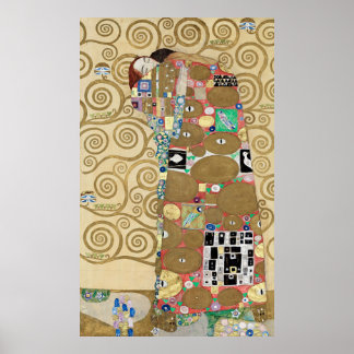 Klimt's Fulfillment Poster