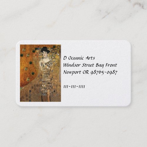 Klimts Portrait Adele Bloch_Bauer Business Card