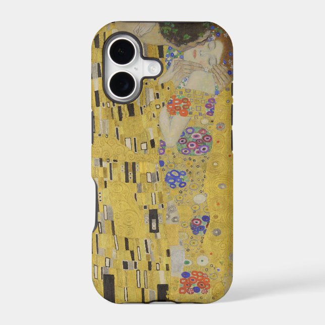 Klimt's The Kiss  Iphone Case (Back)