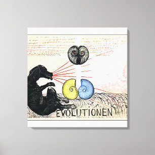 Klint - Evolution No. 5, Group VI, abstract art Canvas Print