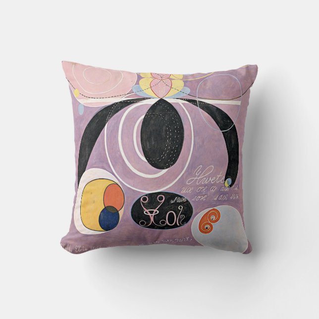 Klint - The Ten Largest No. 06 Throw Pillow (Front)