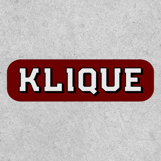 Klique Lowrider Car Club PATCH (Front)