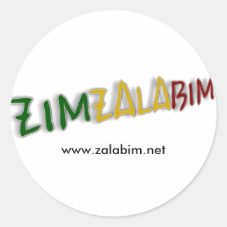 Klistermärke Zimzalabim Classic Round Sticker