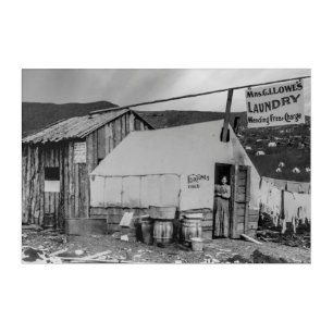 Klondike Gold Rush Laundry - Dawson City, c. 1899 Acrylic Print