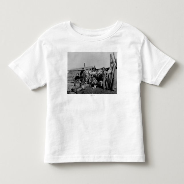Klondike men after hunting ptarmigan in Nome Toddler T-shirt (Front)