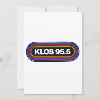 Klos fm radio station vintage classic rock  invitation