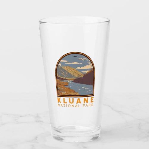 Kluane National Park Still Brook Canada Travel Art Glass