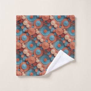 Klungkung Coral Geometry Bath Towel Set