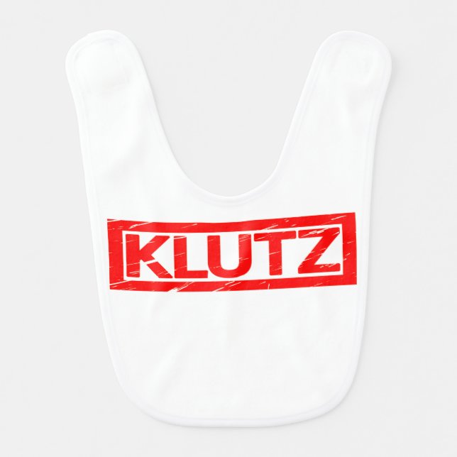 Klutz Stamp Baby Bib (Front)