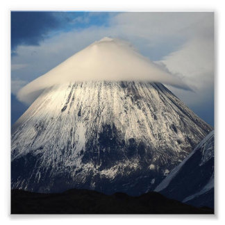 Klyuchevskaya Sopka Mountain Photo Print