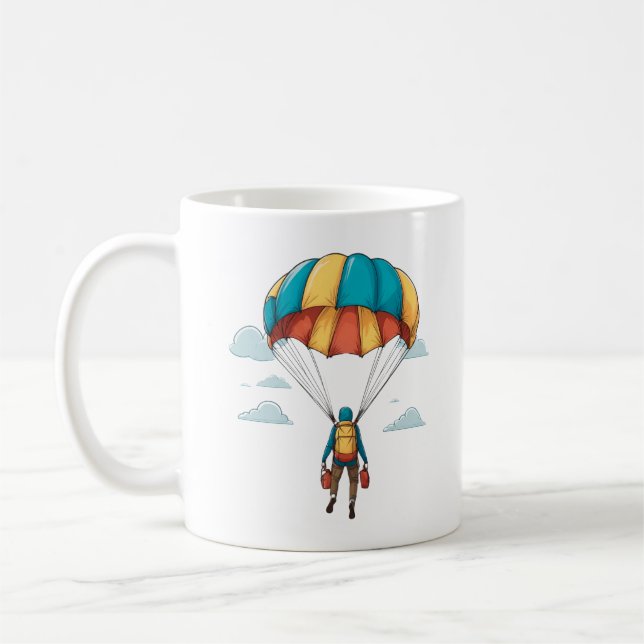 Knapsack Parachute Mug  (Left)