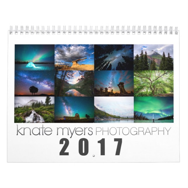 Knate Myers Photography 2017 Calendar (Cover)
