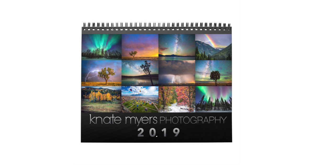 Knate Myers Photography 2019 Calendar