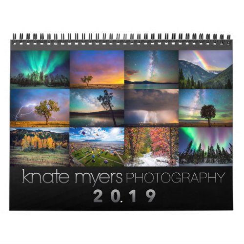 Knate Myers Photography 2019 Calendar