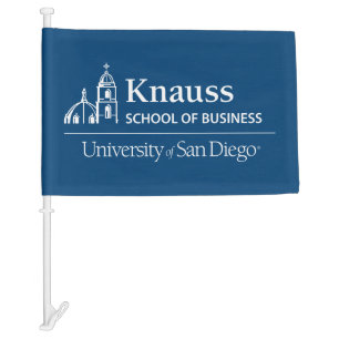 Knauss School of Business Car Flag