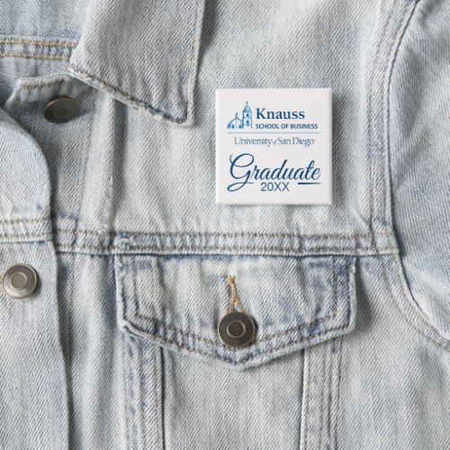 Knauss School of Business  Graduation Button