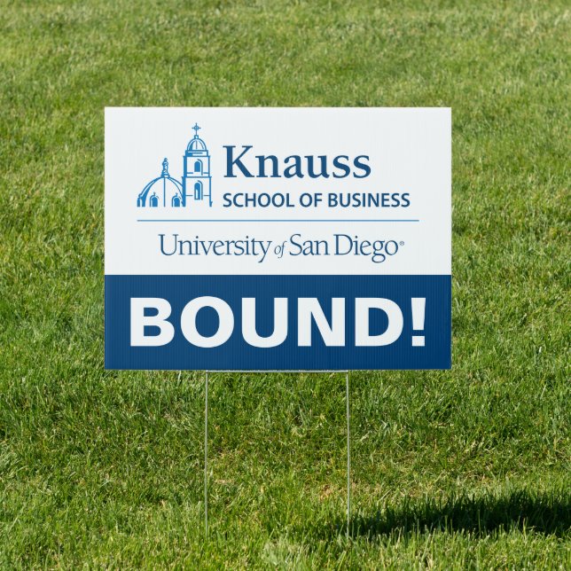Knauss School of Business | Graduation Sign (Insitu)
