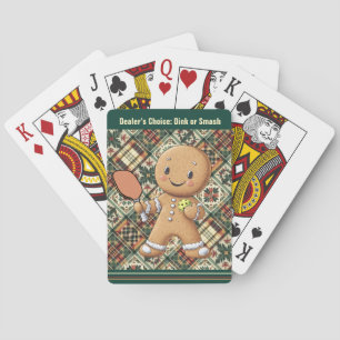 Knead More Pickleball! custom text Poker Cards