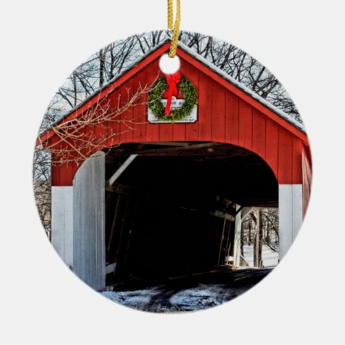 Knechts covered bridge ornament