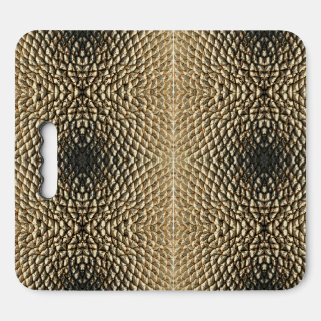 Knee Cushion - Kaleidoscopic Sunflower Seeds (Front Horizontal)