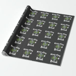 Knee-ding A Break Funny Knee Replacement   Wrapping Paper