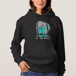 Knee Injury Child Awareness Father Bear Support Ri Hoodie