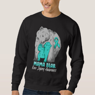 Knee Injury Child Awareness Father Bear Support Ri Sweatshirt